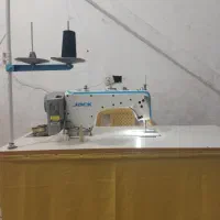 چرخ خیاطی راسته دوز مردانه.با تمام وسایل خیاطی.