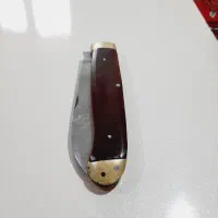 چاقو تاشو قدیمی و خوش دست زنجان کمکار تیغ اصلی