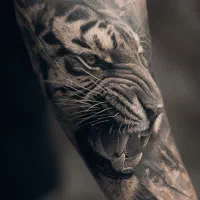 اجرای حرفه ای تتو بدن تاتو