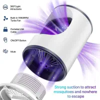 دستگاه حشرهکش UV شارژی مدل Fly Zapper رنگ سفید|لوازم نظافت|تهران, آسمان|دیوار