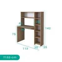 میز کامپیوتر وقفسه کتابخانه دانش آموزی|میز تحریر و کامپیوتر|رشت, لاکان|دیوار