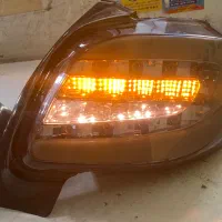 چراغ عقب مولتی کالر ۲۰۶وچراغ جلو تو مشکی|قطعات یدکی و لوازم جانبی|رشت, کوی حسینی|دیوار