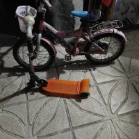 یک عدد دوچرخه دخترانه و اسکوتر|دوچرخه، اسکیت، اسکوتر|خوی, |دیوار