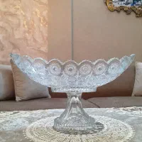 شیرینی خوری و میوه خوری کریستالی|ظروف سرو و پذیرایی|کیش, |دیوار