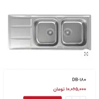 سینک داتیس DB-180 و شیر سانسوریا کاملاً نو|مصالح و تجهیزات ساختمان|تهران, شهرک چیتگر|دیوار