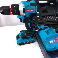 دریل پیچ گوشتی شارژی ماکیتا براشلس  چکشی