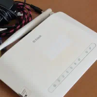 مودم Dlink 2730U با کابل تلفن و کابل LAN|مودم و تجهیزات شبکه|نیشابور, بزرگمهر|دیوار