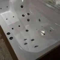 جکوزی دو نفره کاملا طبی با دو موتور 120 در 185