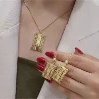 نیم ست طرح طلا مدل جدید ((بدلیجات آمیتیس))