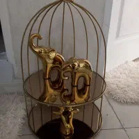 استند استیل اصل همراه با دو عدد فیل چینی