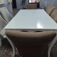 میز غذاخوری ۶نفره|میز و صندلی غذاخوری|زاهدان, |دیوار