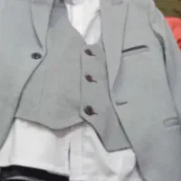 کت شلوار طوسی
