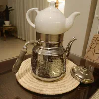 کتری مس یا مسی کنده کاری شده ترکیه|قوری، کتری، قهوه‌ساز دستی|تهران, سعادت‌آباد|دیوار