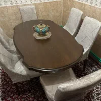 میز ناهارخوری ۶ نفره نونو تمام چوب راش اصل|میز و صندلی غذاخوری|شیراز, لشکری‎|دیوار