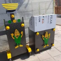 بلال پز ذرت پز آهنی طرحی bjgcg