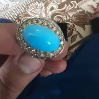 انگشتر فیروزه بسیار زیبا