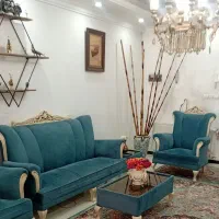 مبل هفت نفره بهمراه بوفه|مبلمان خانگی و میز عسلی|احمدآبادمستوفی, |دیوار