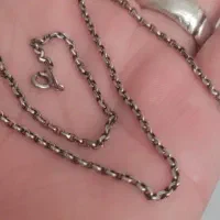 زنجیر ۱۰گرم عیار ۹۲۵ نقره ترک ۵۰سانت|جواهرات|تهران, جیحون|دیوار