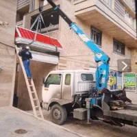 جرثقیل خاور ۳تن ونیسان (شبانه روزی )با بهترین قیمت|خدمات حمل و نقل|کرمانشاه, |دیوار