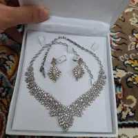 نیم ست نقره ۹۲۵ تراش بدون نگین