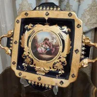 ظروف پذیرایی لاجوردی|ظروف سرو و پذیرایی|آمل, |دیوار