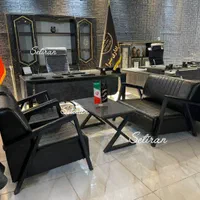 مبلمان و میز مدیریت پایه میخی مدرن