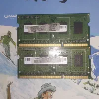 رم لپ تاپی ddr3 2g×2