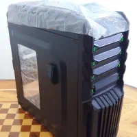 کیس گرینx2 jagvar گرافیک۱۰۵۰کیبورد فراسوFCR 8909|قطعات و لوازم جانبی رایانه|تهران, جنت‌آباد شمالی|دیوار