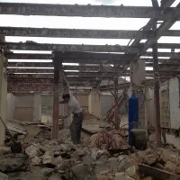 تخریب ساختمان کلی وجزعی تغیرات برداشتن کف وتیغه ها