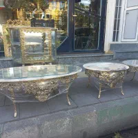 جلومبلی برنز آنتیک برنجیان|مبلمان خانگی و میز عسلی|ارومیه, |دیوار