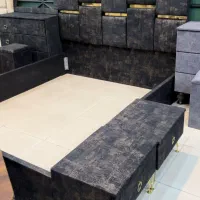 ست کامل تخت خواب دونفره به قیمت تولیدی|تخت و سرویس خواب|پارسآباد, |دیوار