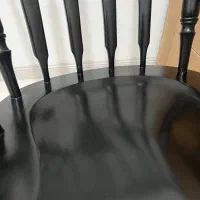 صندلی راک چوبی مشکی|صندلی و نیمکت|گنبد کاووس, |دیوار