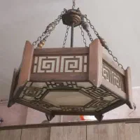 لوستر چوبی تزئینی|لوستر و چراغ آویز|کرمانشاه, |دیوار
