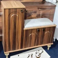 جاکفشی نشیمن دار جادار جا کفشی مقاوم ضدخش زیبا|جاکفشی، کمد، دراور|قم, قلعه کامکار|دیوار