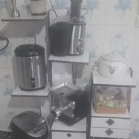 پایه قابلمه چوبی و استیل و سبد سیب زمینی پیاز
