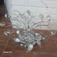 لوستر ۶ شاخه کریستال