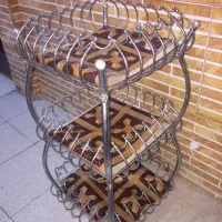 سبد سیب زمینی و پیاز استیل 3 طبقه