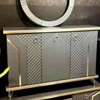 ست میز تلویزیون و کنسول و آینه ملامینه ضد خش