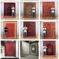 فرش با طراحی مدرن مدل نسیم» تمام ابعاد