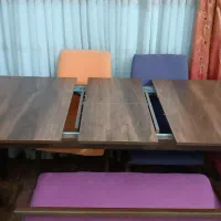 فروش میز ناهارخوری 8 نفره با نیمکت|میز و صندلی غذاخوری|شاهین‌شهر, فردوسی|دیوار