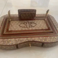 جا قلمی خاتم کاری کشو دار|صنایع دستی و سایر لوازم تزئینی|تهران, گیشا|دیوار