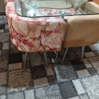 میز ناهارخوری کم جا فلزی