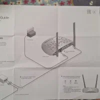 مودم تی پی لینک ۴پورت دو آنتن|مودم و تجهیزات شبکه|کرمانشاه, |دیوار