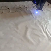 برش پارچه نمد چرم