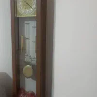 ساعت ایستاده طرح چوب و آلومینیوم