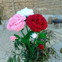 دسته گل نخی