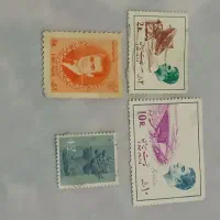 تمبر قدیمی ۴ تاست معاوضه باقفس یا فلش مموری