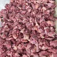 خرده گوشت گوساله پاک شده