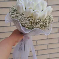 دسته گل عروس ماشین عروس