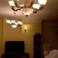 ۷عدد لوستر ۶شاخه و۳عدد دیوارکوب در حد نو وسالم|لوستر و چراغ آویز|بروجرد, |دیوار